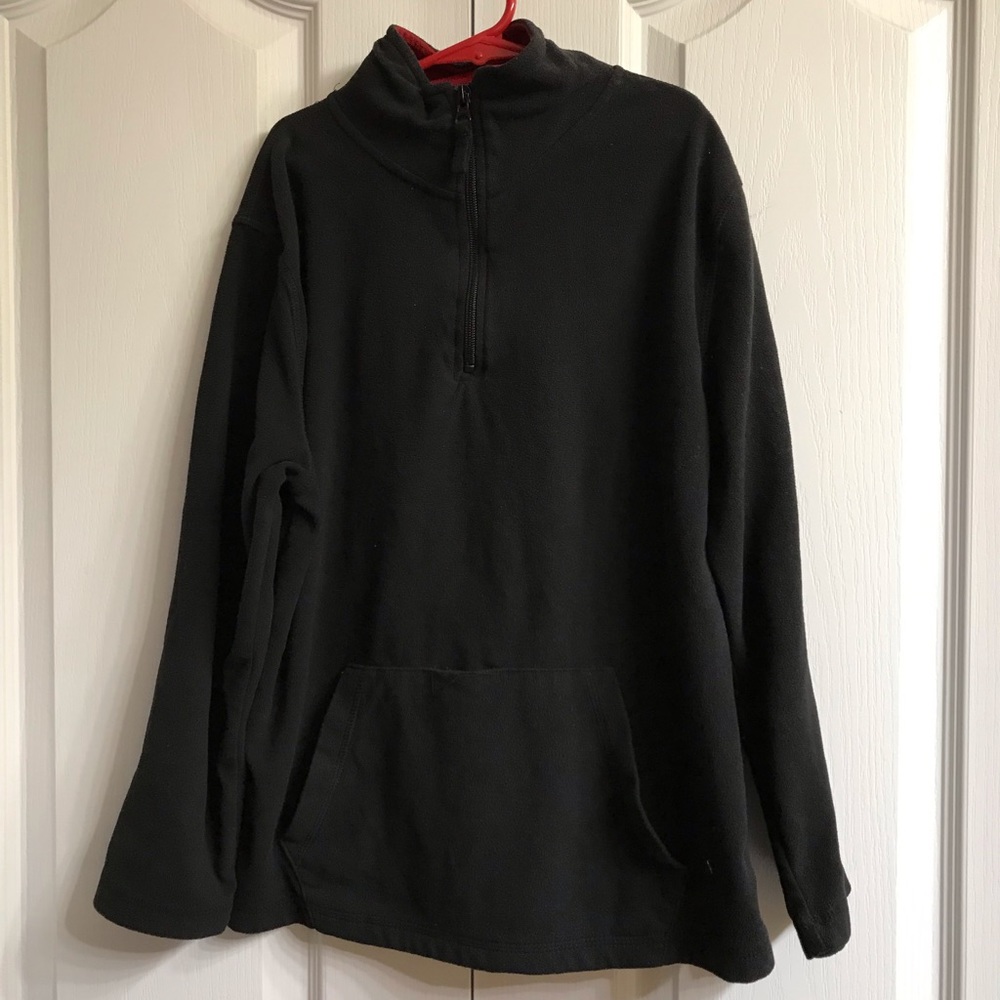 Boys black fleece